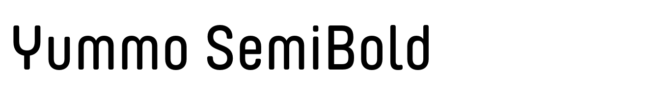 Yummo SemiBold